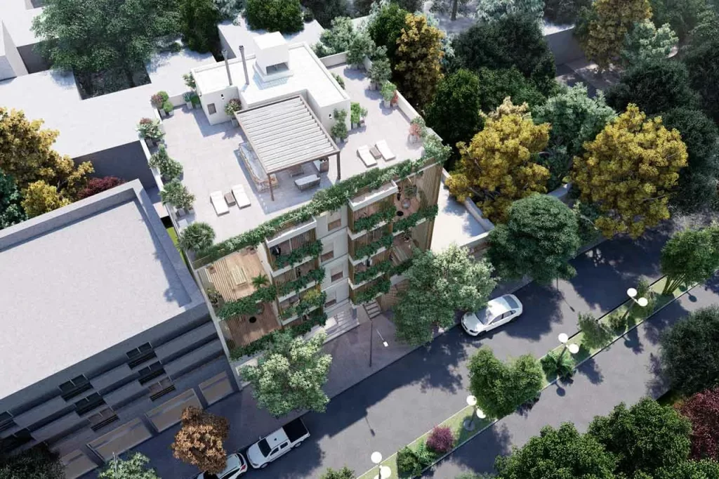 Desarrollo Wilde, render aereo